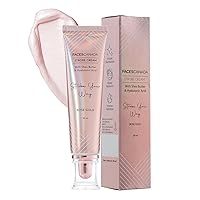 FACES CANADA Strobe Cream - Rose Gold, 30g | With Shea Butter & Hyaluronic Acid | Instant Illumination | Intense Hydration | Flawless Radiant Dewy Skin | Glowing Makeup Base | No Alcohol, No Parabens
