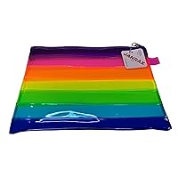 Pack of 60 A5 Rainbow Coloured Rainbow Pencil Cases, Rainbow, Pencil Case