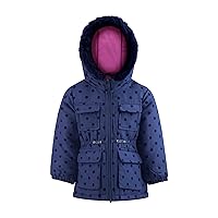 Carter's Toddler Girls Heavyweight Jacket, Warm, Hooded, Water-Resistant Winter Coat