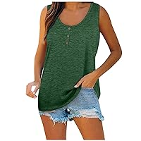Club Outfits for Women Solid Color Tube Tops Button Down Henley Neck Going Out Basic Summer Blouses Beach Wear 2024