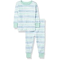 HonestBaby Multipack 2-Piece Pajamas Sleepwear PJs 100% Organic Cotton for Infant Baby, Toddler Boys, Unisex (LEGACY)
