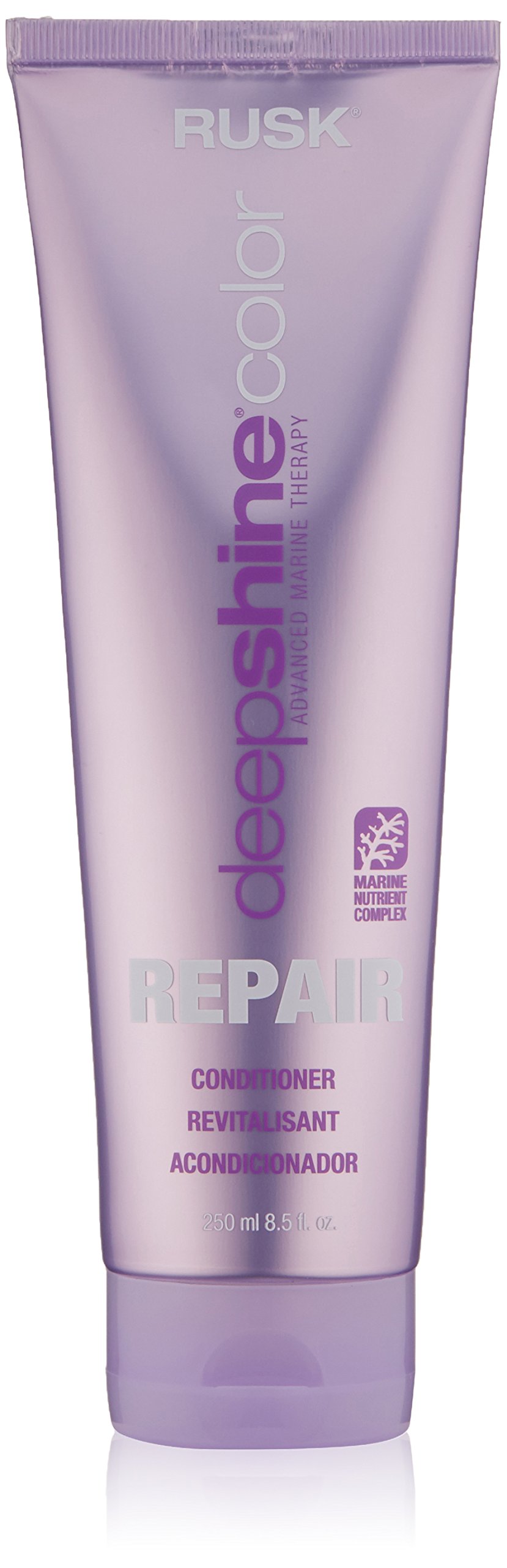 RUSK Deepshine Color Repair Conditioner, Restores Strength and Gently Detangles, Infused with Nourishing Marine Botanicals, and UV-Absorbing Technology to Protect Color