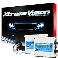 XtremeVision 35W AC Xenon HID Bundle with Slim AC Ballast (1 Pair) and H7 10000K - 10K Dark Blue Xenon Bulb (1 Pair)