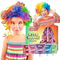Temporary Hair Color Set, 5 Colors Hair Wax Color Gifts for Girls Kids