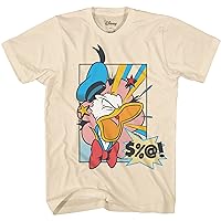 Donald Duck Pop Angry Classic Vintage Disneyland World Men’s Adult T-Shirt