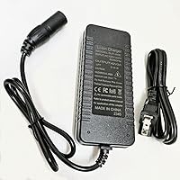 [Verified Fit] 36V Electric Bike Charger 3-Pin XLR, 42V 2A Max for Swagtron EB6 Fat-tire, Heybike Cityscape, for Ecotric Starfish Dolphin Peacedove 20