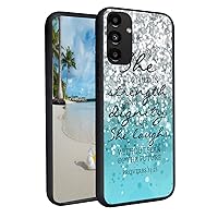 for Samsung Galaxy A14 5G Case, Ultra-Thin Anti-Drop Silicone TPU Fashion Protective Case for Men and Women, Suitable for Samsung A14 5G Case - Proverbs 31:25