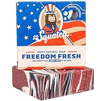 Dr. Squatch All Natural Bar Soap for Men with Zero Grit, Freedom Fresh