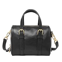 Fossil Women's Carlie Leather Mini Satchel Purse Handbag for Women