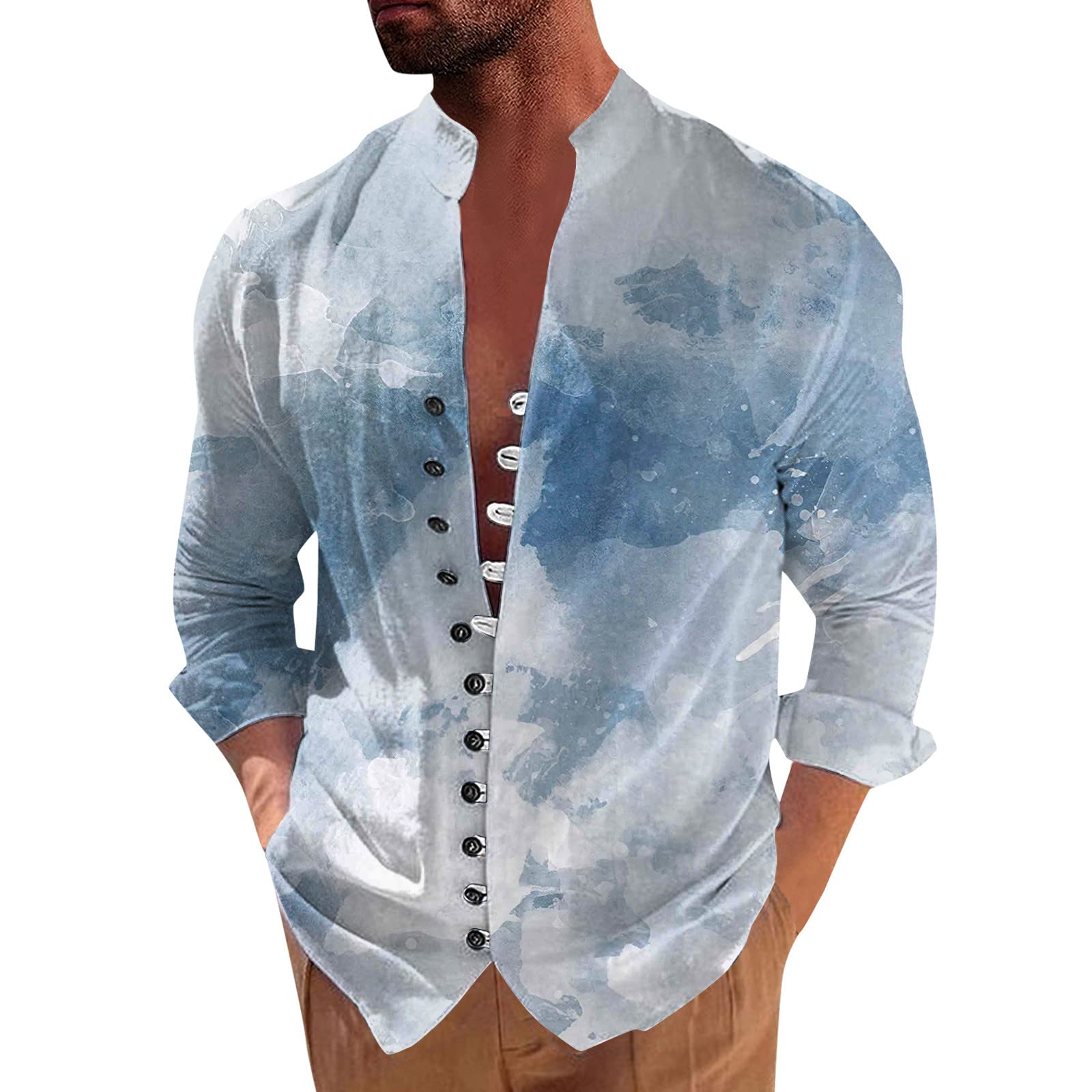Men's Dress Shirts - Loose & Fitted