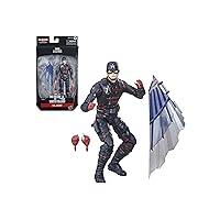 Marvel Legends Series Avengers 6-Inch Action Figure Toy U.S. Agent and 2 Accessories, for Kids Ages 4 and Up
