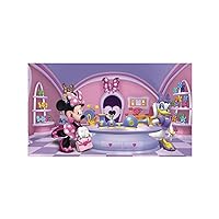 RoomMates JL1302M Minnie Fashionista Water Activated Removable Wall Mural-10.5 x 6 ft, Blank