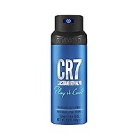 Cristiano Ronaldo CR7 Play It Cool - Blends Bright Citruses And Aromatic Fougere Notes - Fresh, Invigorating And Sensual - Light Enough For Everyday Wear - Masculine Fragrance - 5.1 Oz Body Spray