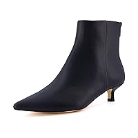 CUSHIONAIRE Women's Barbi Kitten Heel Bootie +Memory Foam, Wide Widths Available