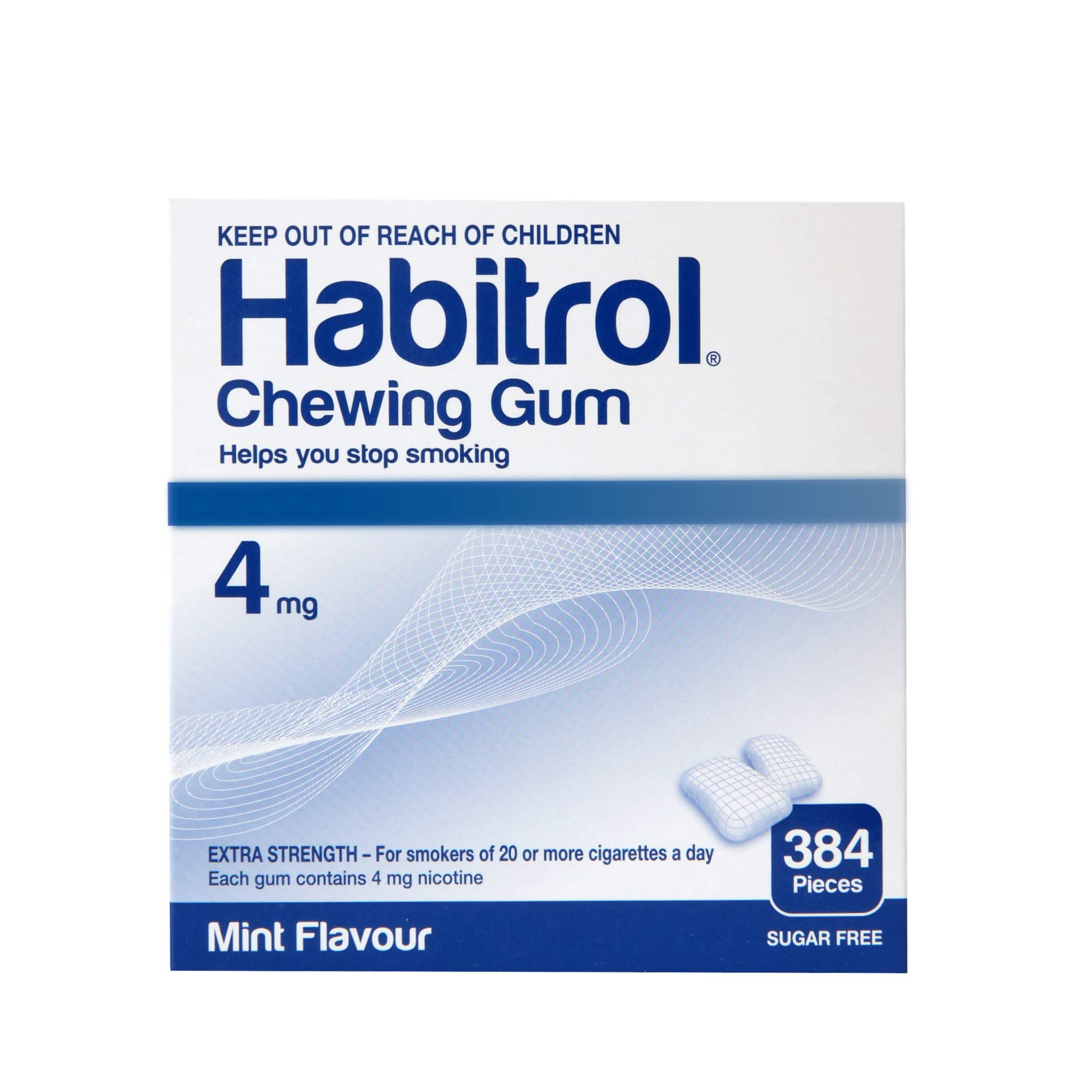 Habitrol Nicotine Gum 4mg Mint Bulk 384 Pieces by Habitrol