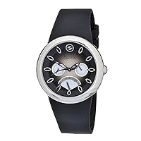 Philip Stein Women's F43S-BR-B Quartz Stainless Steel Black Dial Watch