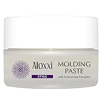 ALOXXI Molding Paste for Pliability Hold & Natural Finish - Combination of Cream, Paste & Wax - Hair Styling Clay with Candelilla Wax & Shea Butter - Safe for Color Treated Hair, 1.8 Oz