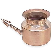 Copper Neti Pot - Natural Ayurveda Cleaning System for Sinus & Nasal Passage - 3