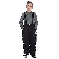 Gerry Boys' Performance Snow Pants with Removable Suspenders XS (5/6)-L (14/16)