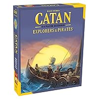 CATAN Explorers and Pirates Board Game Extension Allowing a Total of 5 to 6 Players for The CATAN Explorers and Pirates Expansion | Board Game for Adults and Family | Made by Catan Studio