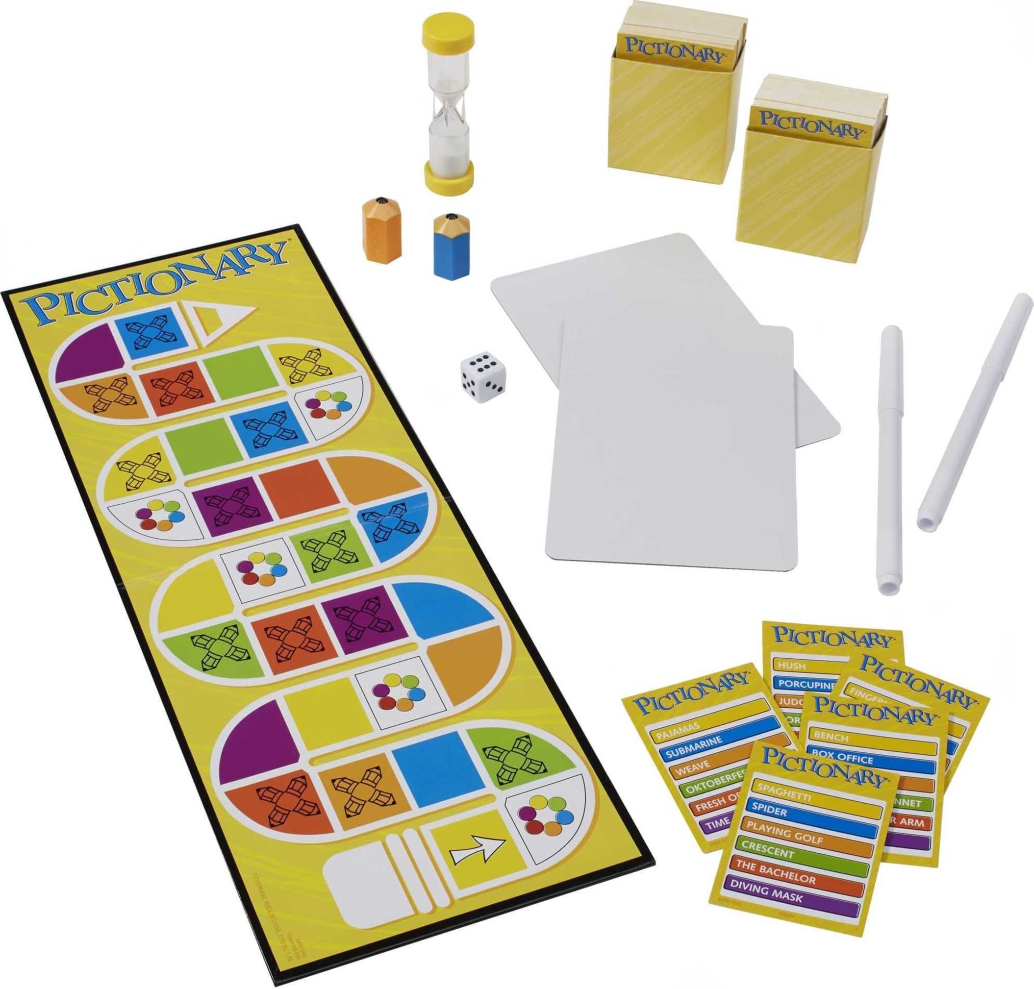 Mattel Games Pictionary Board Game, Drawing Game for Kids, Adults and Game Night, Unique Catch-All Category for 2 Teams (Amazon Exclusive)