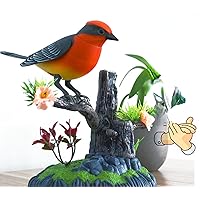 Source Voice Controlled Bird Manufacturer Interesting Imitation Bird Toys can Sing and Move Fake Birds Children's Electric Induction HL506A