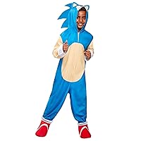 Rubie's boys Sonic Oversized Jumpsuit Costume, As Shown, Medium US