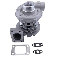 ZTUOAUMA Turbocharger 4817756 Turbo TA3118 with Gaskets for New Holland 88-94 TL100 88-94 DT FR90 TD95D TL90 Case JX100U JX90U JX95 Iveco Engine 8045.25.385