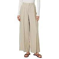Eileen Fisher Women's Wide Pleated Full Length Pants
