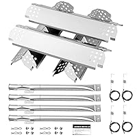 4 Burner Grill Replacement Parts for Nexgrill Grill 720-0830H, 720-0864, 720-0864M, 720-0882S, 720-0888, 720-0888A, 720-0888N, Grill Flame Tamer & Igniter & Burner Replacement for Nexgrill