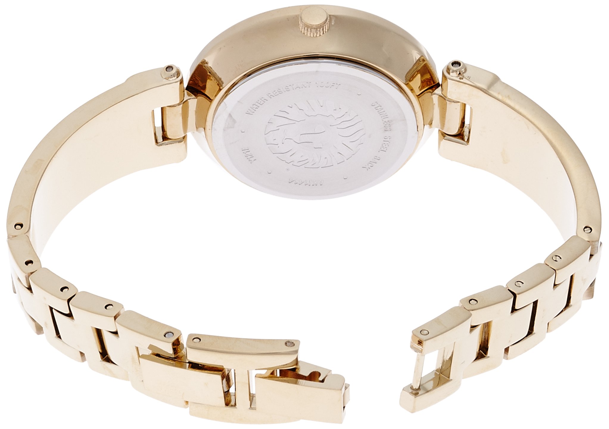 Anne Klein Women's Genuine Diamond Dial Bangle Watch, AK/1414