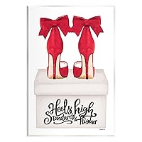 High Standards Red Heels Wall Plaque Art by Amanda Greenwood