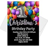 Balloon Birthday Party Custom Any Age Sweet 16 Kids 20 Sets 4