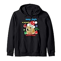 Christmas Doge Meme Shirt | Funny Santa Shiba Inu Dog Tee Zip Hoodie