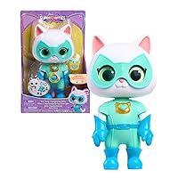 Disney Junior SuperKitties Cat-Tastic Transforming Bitsy, Lights and Sounds Toy Figure, Kids Toys for Ages 3 Up by Just Play