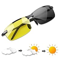 YIMI Polarized Photochromic Outdoor Sports Driving Sunglasses for Men Women AntiGlareEyewear Ultra-Light Sun Glasses