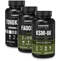 Vitality Supplement Stack | KSM-66 (Ashwagandha), Fadogia Agrestis Extract, & Indonesian Tongkat Ali Extract to Support Vitality, Boost Natural Energy Levels, & Enhance Recovery