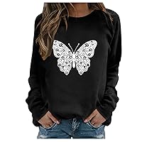 Fall Birthday Three Quarter Sleeve T-Shirt Women Cool Plus Size Button Front Tummy Control Shirts Floral