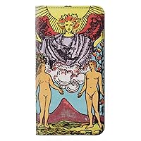 RW2763 Lovers Tarot Card PU Leather Flip Case Cover for Google Pixel 7 Pro