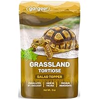 2oz Desert/Grassland Tortoise Food Supplement, Flower Salad Mix Topper. Supercharge Appetite, Health & Immune System. Complete Diet, Rich with Vitamins, Made in The USA. Enjoy!