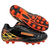 Vizari Blaze FG Kids Soccer Cleats | Synthetic Leather Upper Blaze Soccer Cleats with Lightweight Feel for Boys and Girls | Premium Soccer Cleats with Two-Tone Color for Kids