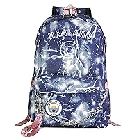Erling Haaland Bookbag with USB Charging Port-Durable Graphic Knapsack Soccer Stars Daypacks for Teens