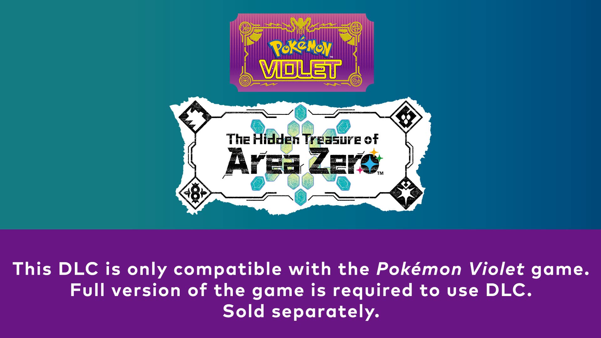 Pokémon Scarlet/Pokémon Violet Expansion Pass: The Hidden Treasure of Area Zero (Retail Version) Standard - Nintendo Switch [Digital Code]