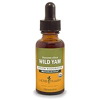 Herb Pharm Certified Organic Wild Yam Liquid Extract for Musculoskeletal System Support - 1 Ounce