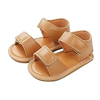 Moccasins for Baby Boys Infant Boys Girls Open Toe Solid Shoes First Walkers Shoes Summer Toddler Rubber Toddler Shoes