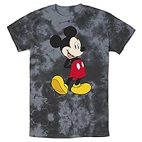 Disney Characters Traditional Mickey Young Men's Short Sleeve Tee Shirt