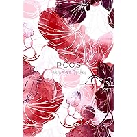 PCOS Journal and Tracker: Polycystic Ovarian Syndrome Planner and Log Book - Includes sections for: Symptoms, Periods, Medication, Vitamins and ... Appointments - Exotic Orchid Design - 6 x 9
