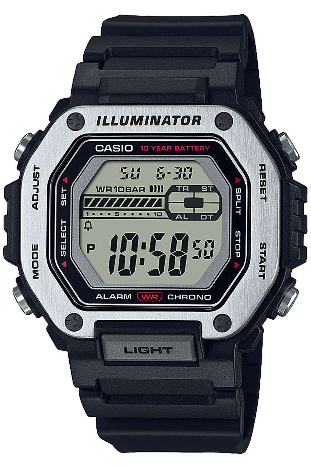 Casio Collection Standard Digital Resin Series Wristwatch (5/10/20 ATM Waterproof)