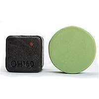 Olive oil Shampoo & Conditioner bar set. Charcoal mint & rosemary. oily hair, Detox, Refreshing, Deeply cleanses, Sulfate Free, Paraben Free. (shampoo bar 3.5 oz - Conditioner bar 1.94 oz)