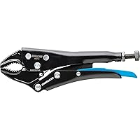 Channellock 102-5 5” Curved Jaw Locking Pliers with Cutter, Epoxy Resin Coating, Forged Steel, Curved Jaw Offers Advanced Control, Providing Additional Contact Points on Multiple Fastener Types